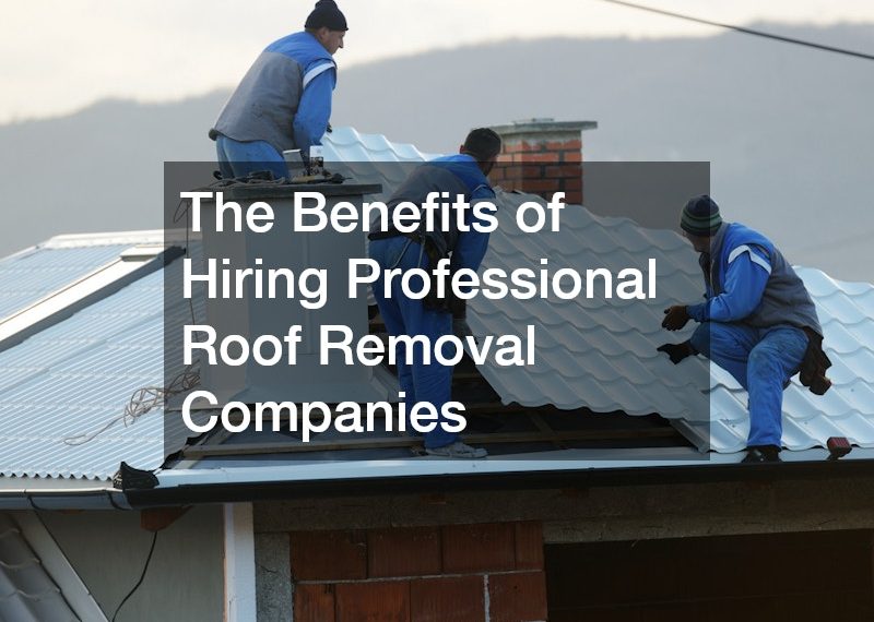 The Benefits of Hiring Professional Roof Removal Companies