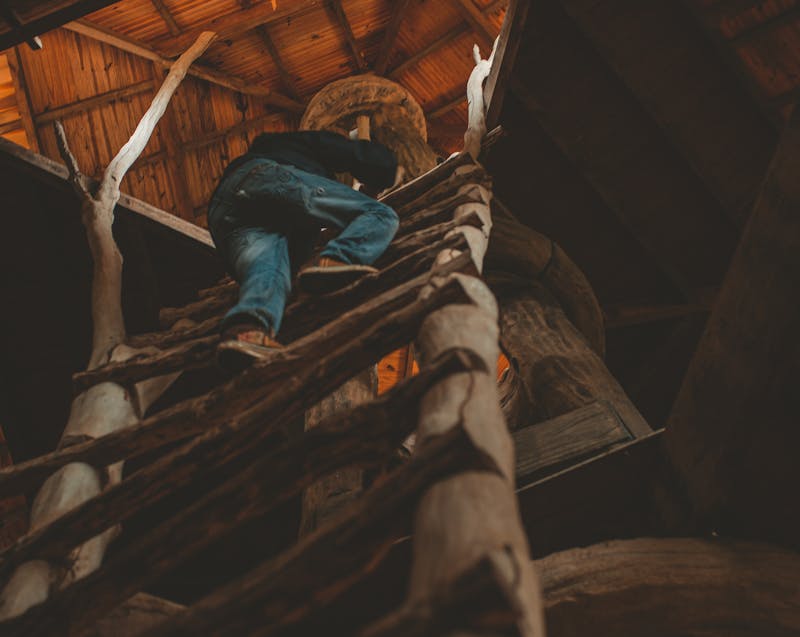 accessing the roof from inside the house